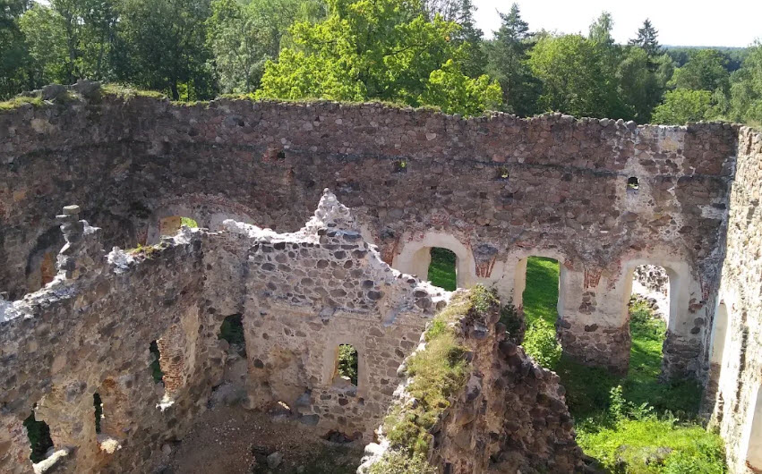 Rauna Castle Ruins, Latvia